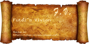 Futás Vivien névjegykártya